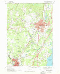 1967 Map of Saratoga Springs, NY — High-Res Pastmaps